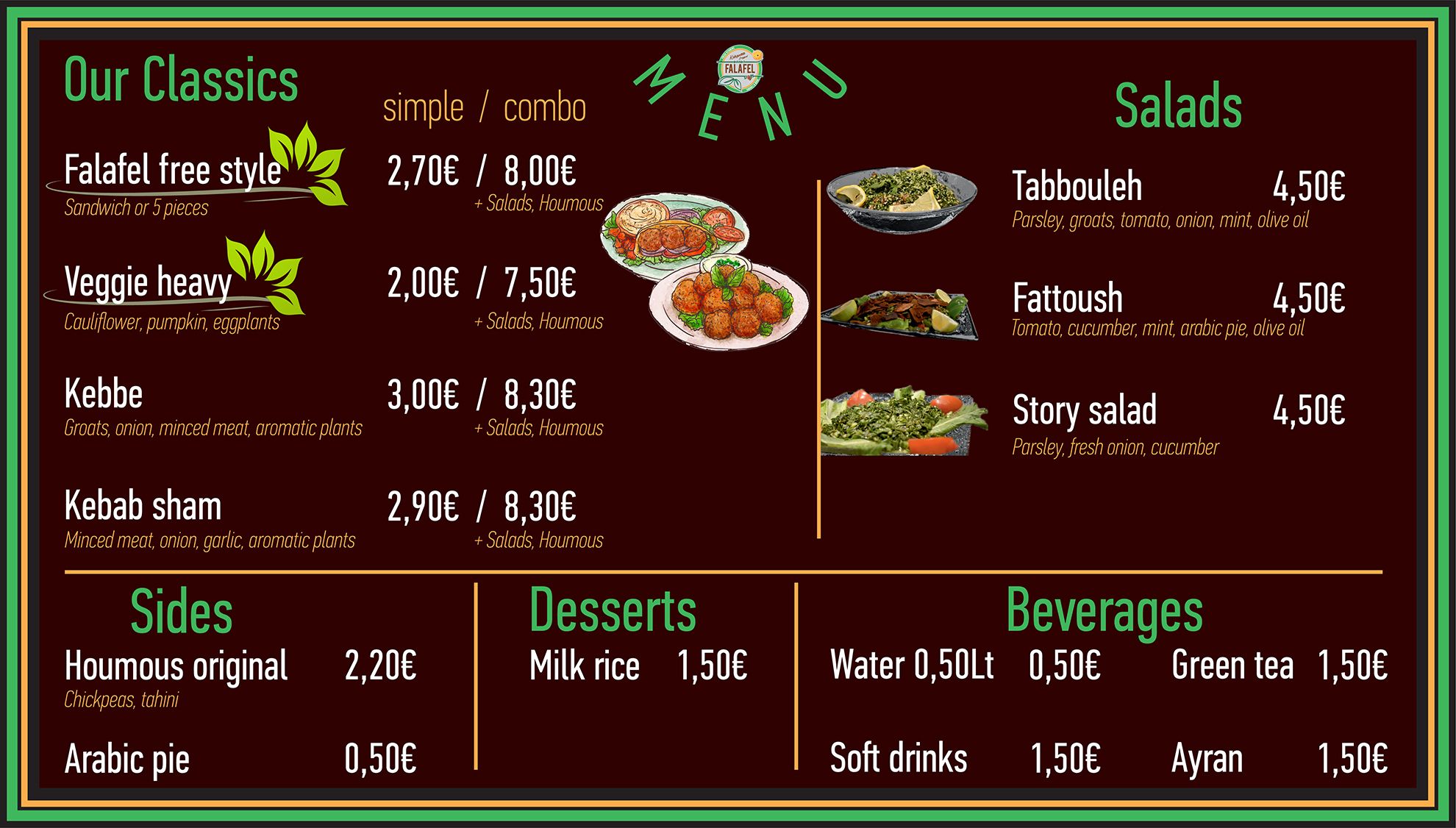 Falafel in Kalamata - 27210 87071